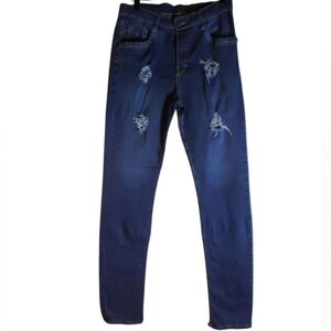 Boss Denim Jeans Theo's Mens 32 Distressed Western Streatwear